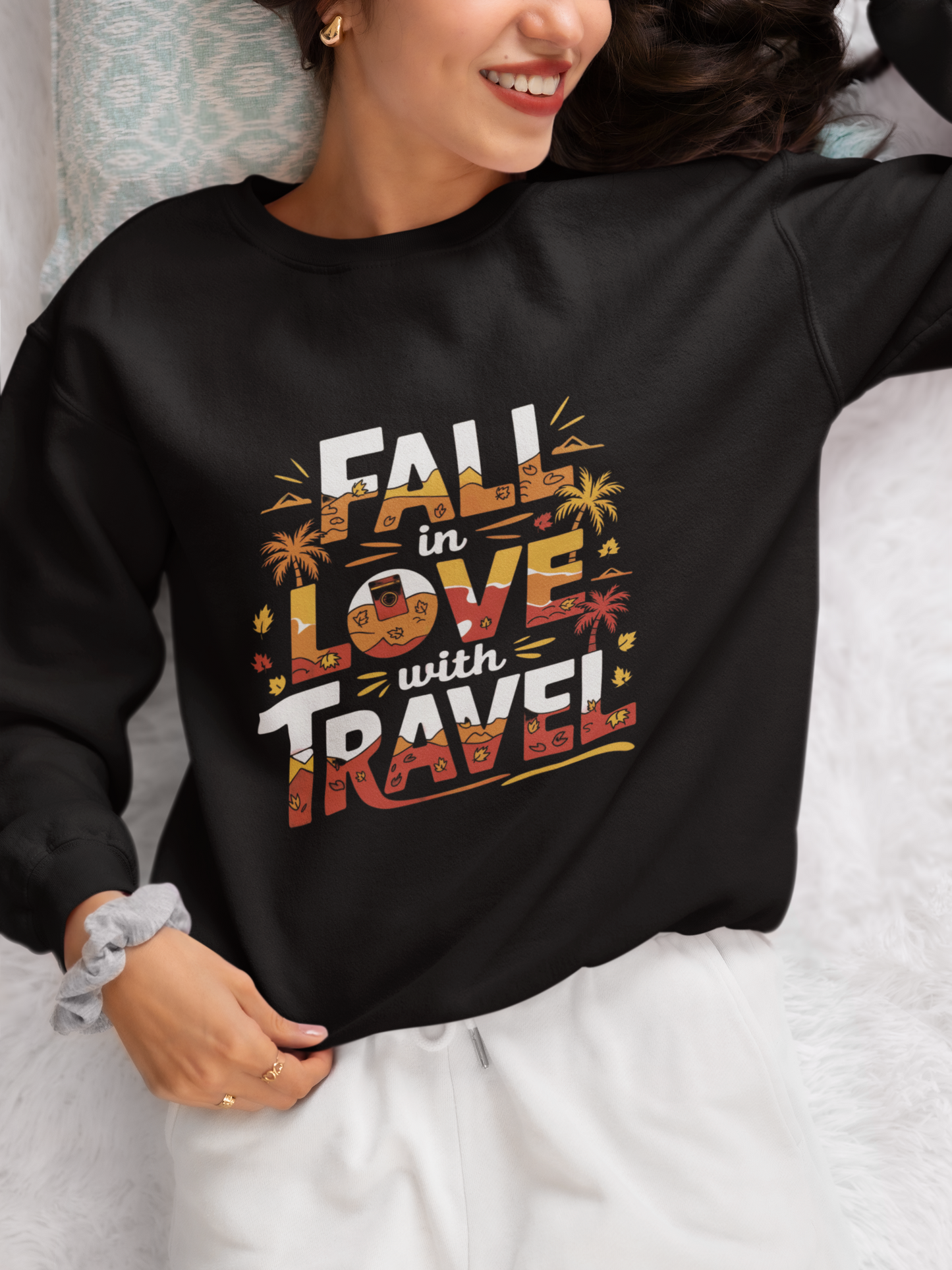 Fall In Love With Travel Sweatshirt